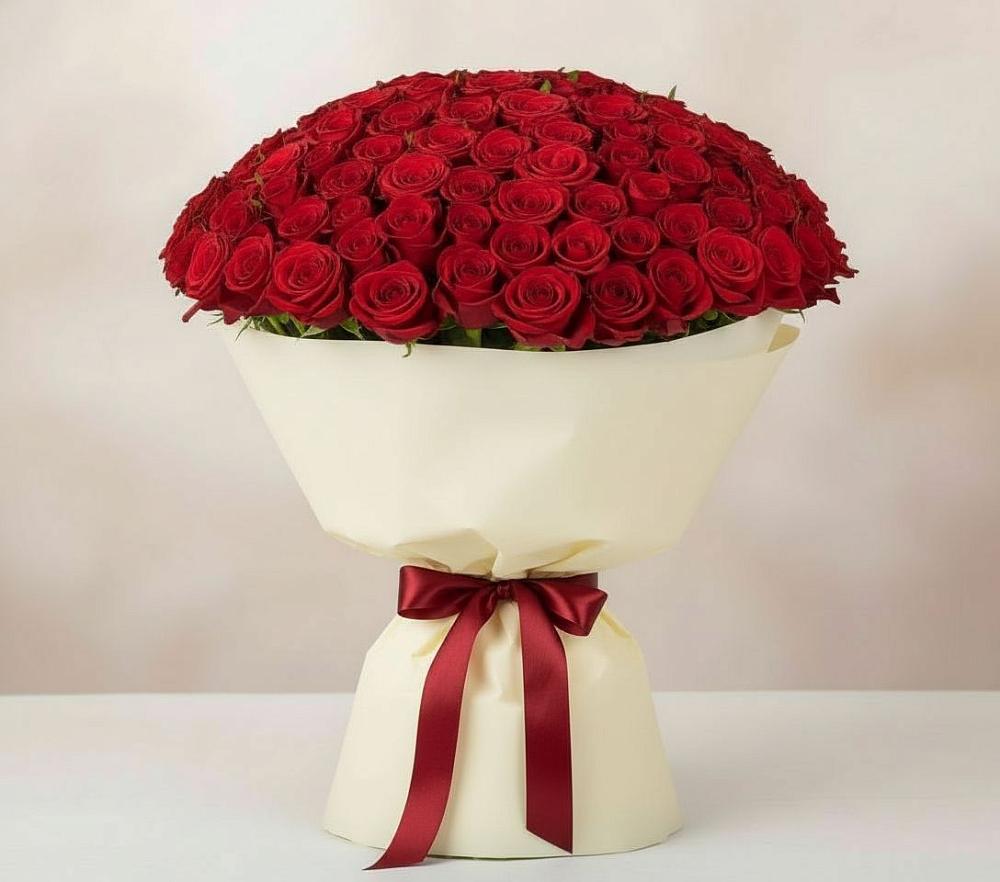 101 Красная роза Милано в Бакалы Башкортостан Букет 101 Красная роза Милано в Бакалы Башкортостан