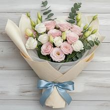 Букет шампанское #REPLACE_PRED# Бакалы Башкортостан Букет цветов из:  Лизиантусы #REPLACE_PRED# Бакалы Башкортостан