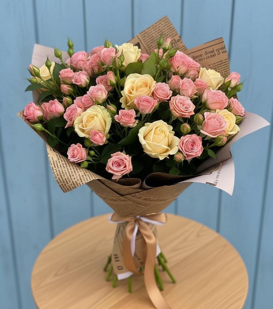 Букет варенье из роз в Бакалы Башкортостан Букет цветов из: Розы в Бакалы Башкортостан