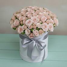 Композиция утонченная красота в Бакалы Башкортостан Цветочная композиция из Розы в шляпной коробке в Бакалы Башкортостан