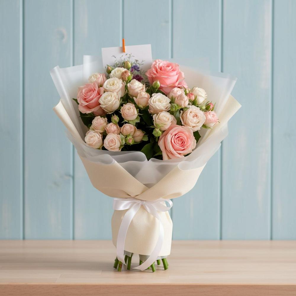 Букет голос любви в Бакалы Башкортостан Букет цветов из: Розы в Бакалы Башкортостан