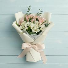 Букет Утренний поцелуй #REPLACE_PRED# Бакалы Башкортостан Букет цветов из:  Альстромерии #REPLACE_PRED# Бакалы Башкортостан