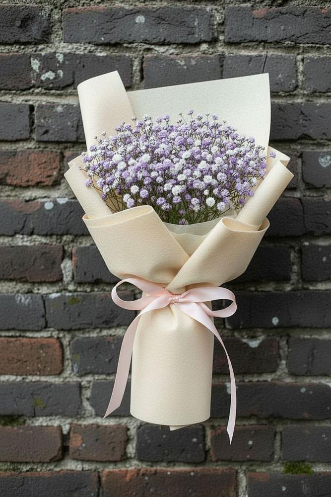 Букет Нежные чувства в Бакалы Башкортостан Букет цветов из: Гипсофила в Бакалы Башкортостан