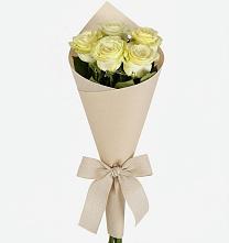 Букет белые крылья в Бакалы Башкортостан Букет цветов из:  Розы в Бакалы Башкортостан