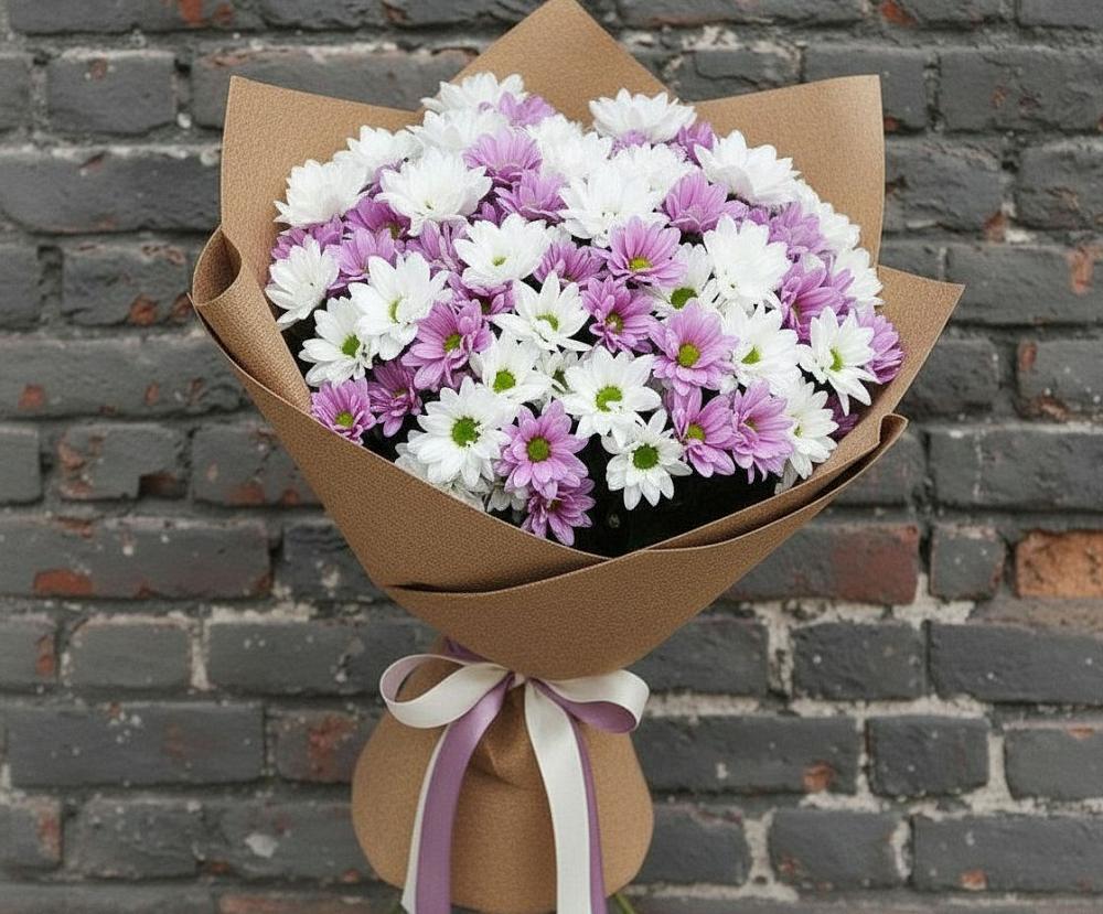 Букет грани совершенства в Бакалы Башкортостан Букет цветов из: Хризантемы в Бакалы Башкортостан