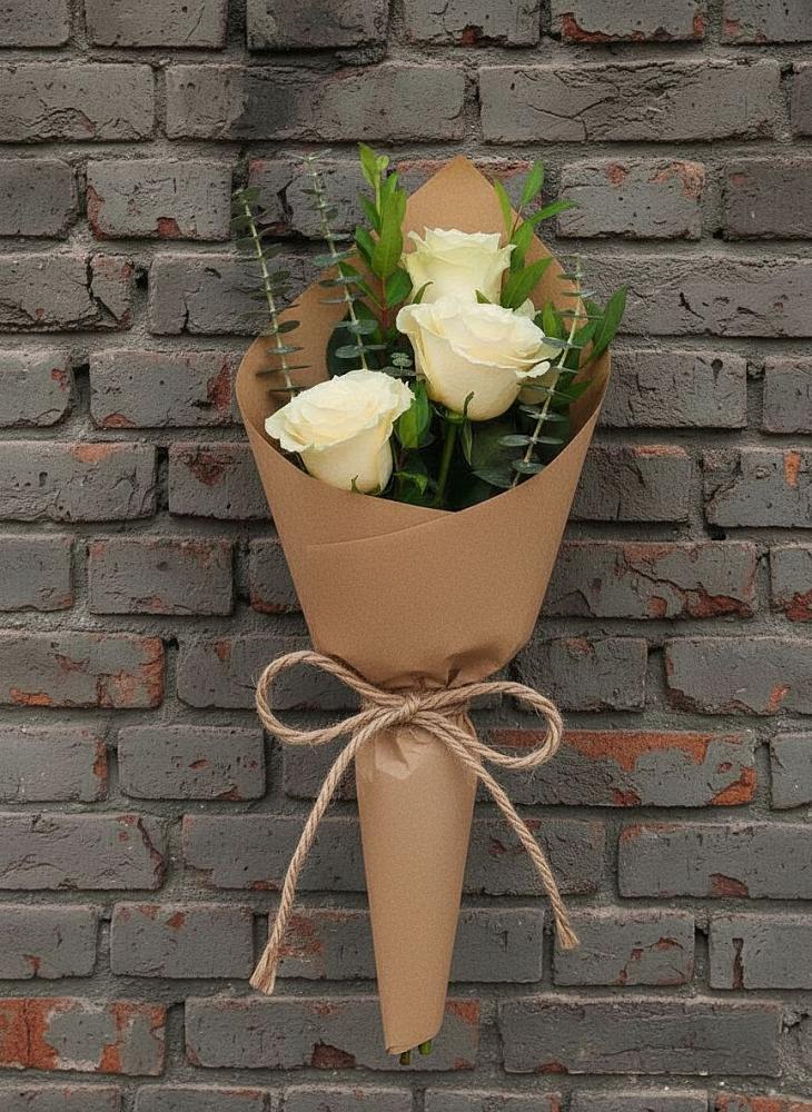 Букет из 3 роз в Бакалы Башкортостан Букет цветов из: Розы в Бакалы Башкортостан