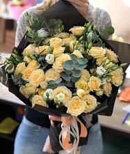 Букет цветов из:  Розы и Лизиантусы #REPLACE_PRED# Бакалы Башкортостан