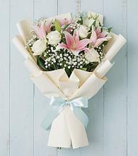 Букет Лилии в Бакалы Башкортостан Букет цветов из:  Лилии в Бакалы Башкортостан