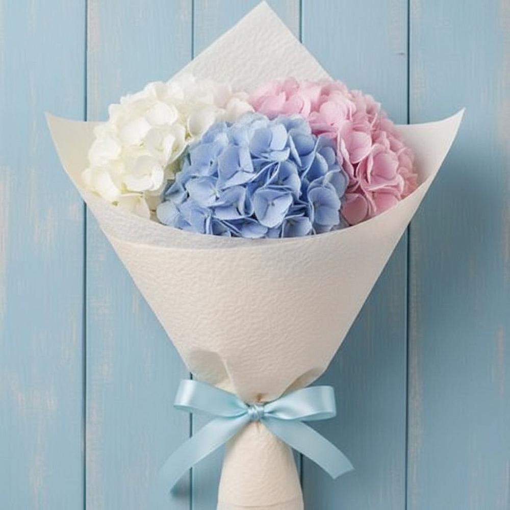 Букет Нежная гортензия в Бакалы Башкортостан Букет цветов из: Гортензия в Бакалы Башкортостан